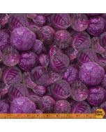 A La Carte: Purple Reign Cabbage -- Windham Fabrics 51898d-x