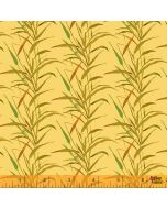 Deep Forest: Wild Grass Goldenrod -- Windham Fabrics 52994d-10