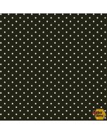 At the Zoo: Set Small Dots Black -- Studio E Fabrics 6608-90 black