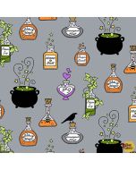 Hocus Pocus: Halloween Potions Cauldron -- Andover Fabrics a-210-c