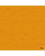 Color Theory: Graph Orange -- Andover Fabrics a-9151-o