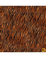 ABC: Tiger Stripe Print Orange -- Makower UK tp-2401v