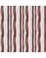 Galaxies: Planet Stripe Cream Multi -- Figo Fabrics 90574-12