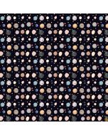 Galaxies: Packed Planets Black -- Figo Fabrics 90576-99