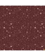 Galaxies: Stars Astrology Rust -- Figo Fabrics 90578-36