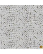 Man Cave: Nail and Screw Allover Silver -- Henry Glass Fabrics 9650-90