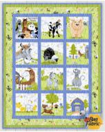 Barnyard Blues: Storybook Quilt Kit -- Susy Bee Fabrics - barnyardstorybook 