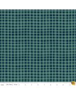 Love You S'more: Gingham Teal -- Riley Blake Designs c12143-teal - 2 yards 30" remaining