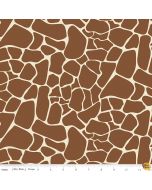 Animal Kingdom: Giraffe Brown -- Riley Blake c690 brown