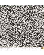 Animal Kingdom: Leopard Mini Gray Animal Skin -- Riley Blake c696 gray