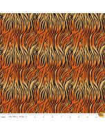 Animal Kingdom: Bengal Mini Orange Animal Skin -- Riley Blake c697 orange