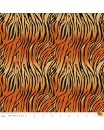 Animal Kingdom: Bengal Orange Animal Skin -- Riley Blake c698 orange
