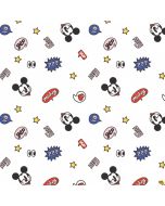 Disney: It's a Mickey Thing - Mickey Tiny Interactions White -- Camelot Cottons 85271004-1