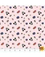 Disney: It's a Mickey Thing - Mickey Tiny Interactions Pink -- Camelot Cottons 85271004-3