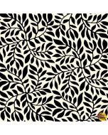 Kenya: Ethnic Leaves Ivory - Michael Miller Fabrics cx9990-ivor-d