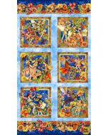 Flower Fairies of the Autumn: Berry Fairy Vignettes Panel (2/3 yard) -- Michael Miller Fabrics DDC11521-BBEL-D 