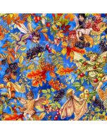 Flower Fairies of the Autumn: Very Berry Fairy Royal -- Michael Miller Fabrics DDC11522-ROYA-D