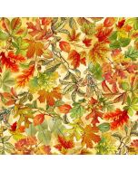 Flower Fairies of the Autumn: Fairy Leaves Carmel -- Michael Miller Fabrics DDC11524-CRML-D 