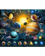 Universe:  Galaxy Panel Navy Multi (1 yard) -- Northcott Fabrics dp24854-48