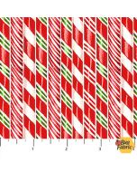 Sugar Coated: Peppermint Stripe Candy - Northcott Fabrics dp27146-10 - presale April