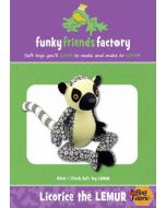 Licorice the Lemur Pattern -- Funky Friends Factory FF2724