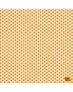 Wild and Free: Small Set Dots Orange -- Henry Glass Fabrics 9567-43