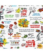 Seuss Chef: You'll Love to Cook -- Robert Kaufman ade-20390-1 white 