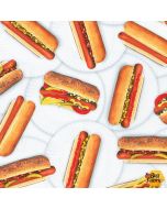 Chow Time: Hot Dogs -- Robert Kaufman amkd-19783-202 americana