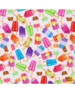 Sweet Tooth: Popsicle Strawberry -- Robert Kaufman amkd-19828-98