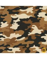 Camo:  Camouflage Khaki -- Robert Kaufman Fabric srk-20272-214 khaki