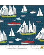 Lakeside Story: Boats Sailcloth -- Moda Fabrics 13352-12