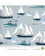 Lakeside Story: Boats Lake Effect -- Moda Fabrics 13352-15