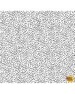 Comfy Flannel: Black/White Dot -- A.E. Nathan cmfy-16759 white