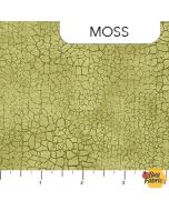 Crackle: Crackle Texture Moss -- Northcott 9045-73
