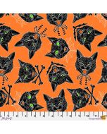 Scaredy Cat: Scaredy Cats Orange  -- Free Spirit Fabrics pwrh029.orange