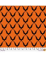 Scaredy Cat: Bat Ric Rac Orange  -- Free Spirit Fabrics pwrh033.orange 