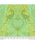 Roar! Tula Pink: Gift Rapt Lime (sold by 27" repeat) -- FreeSpirit Fabrics pwtp224.lime 