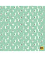 Mini Medley: Llamas Aqua -- Marcus Fabrics r210469d