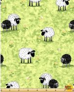 Lewe, the Ewe in Blue: Sheep Meadow -- Susy Bee 20049a-815