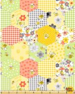 Sweet Bees: Honeycomb Patchwork -- Susy Bee 20364-310 