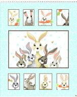 Harold, the Hare: Quilt Panel (1 yard) -- SusyBee 20370-930