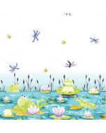 Paul's Pond: Frog Double Border -- Susy Bee Fabrics sb20407-930 