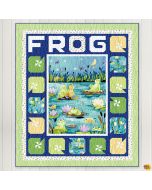 Paul's Pond: Frog Quilt Kit -- Susy Bee paulsFrogquilt