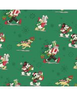 Disney: Mickey Christmas Mickey & Pluto Green  -- Springs Creative 71751-6470715