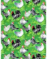 Hay There: Yolks on You Chickens -- Dear Stella Fabrics stella-DJL2246 multi