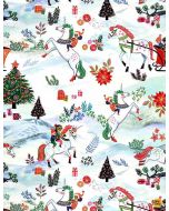 Fantastical Holiday: Holiday Unicorns  -- Dear Stella Designs stella-dmb2229 multi