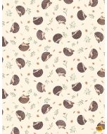 Little Fawn & Friends: Hedgehogs -- Dear Stella Designs Stella-dns1909 cream