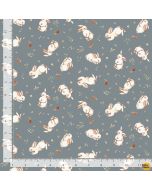 Little Forest: Bunnies -- Dear Stella Fabrics stella-dns2311 sage
