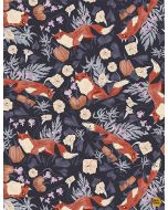 Toil & Trouble: Foxy Graphite -- Dear Stella Fabrics srr1815graphite