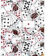 Show Me The Money: Playing Cards -- Timeless  Treasures fun-c1451 white 